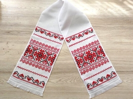 Описание: Украинский свадебный рушник - приметы и символика - Украинский свадебный  рушник: символика, традиции, приметы